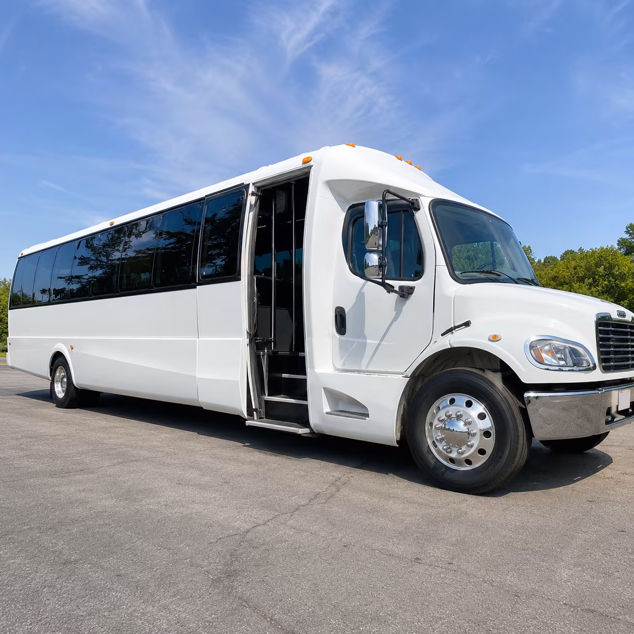 Fresno Airport Shuttle & Transportation party bus exterior