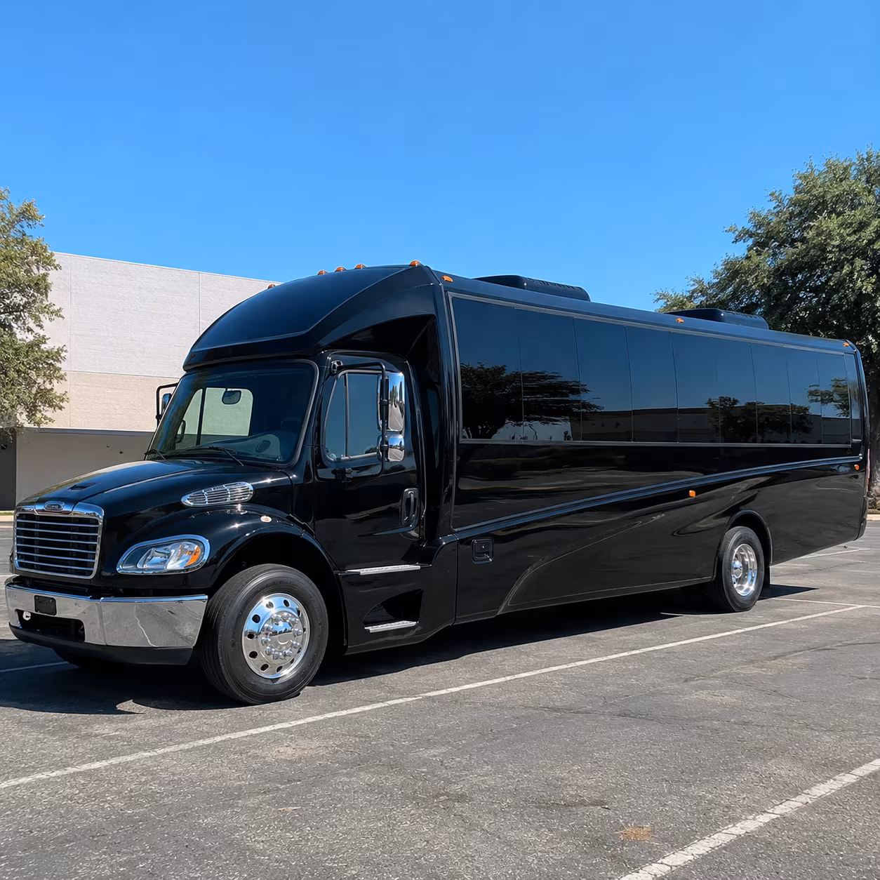 Fresno Airport Shuttle & Transportation party bus exterior
