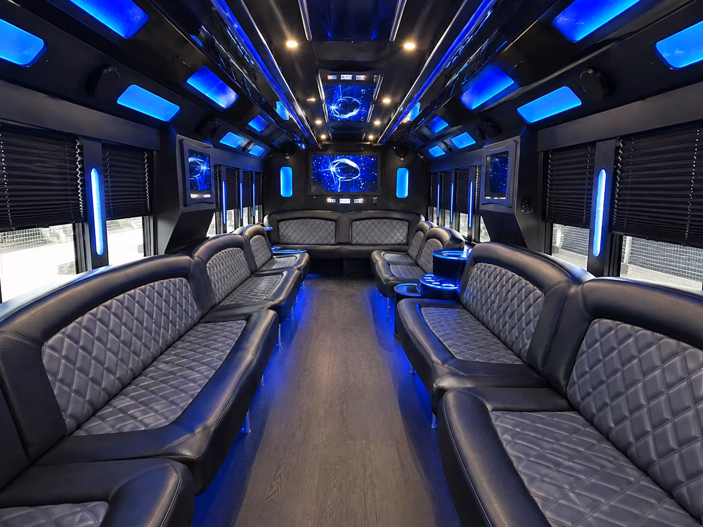Fresno Bachelor & Bachelorette Transportation party bus exterior