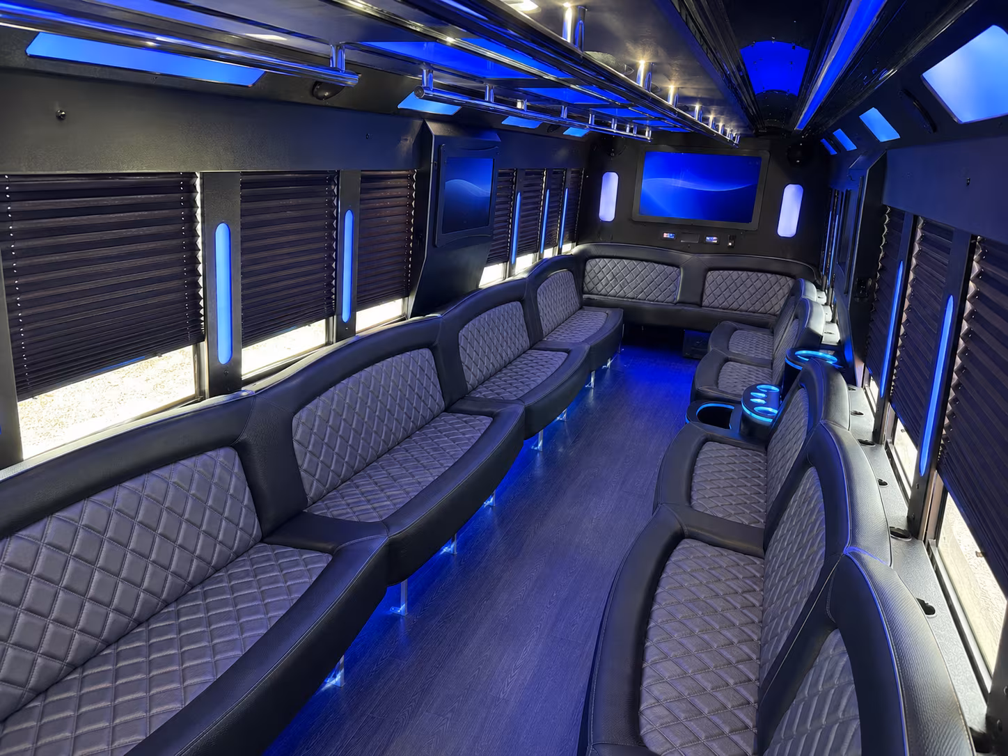 Fresno Concert & Music Festival Transportation party bus exterior
