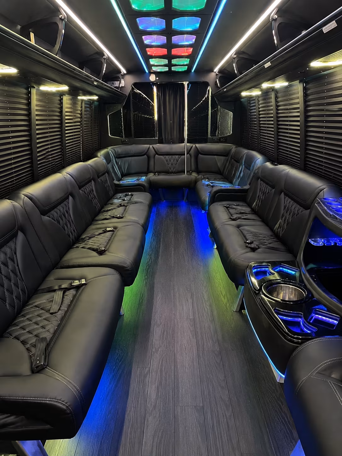 Fresno Concert & Music Festival Transportation party bus exterior