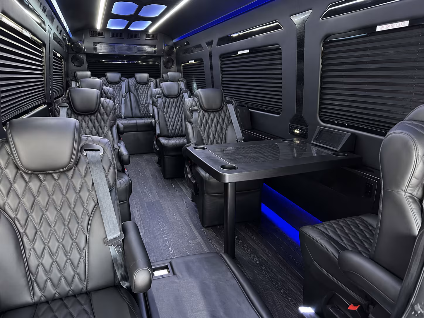 Fresno Corporate Transportation party bus exterior