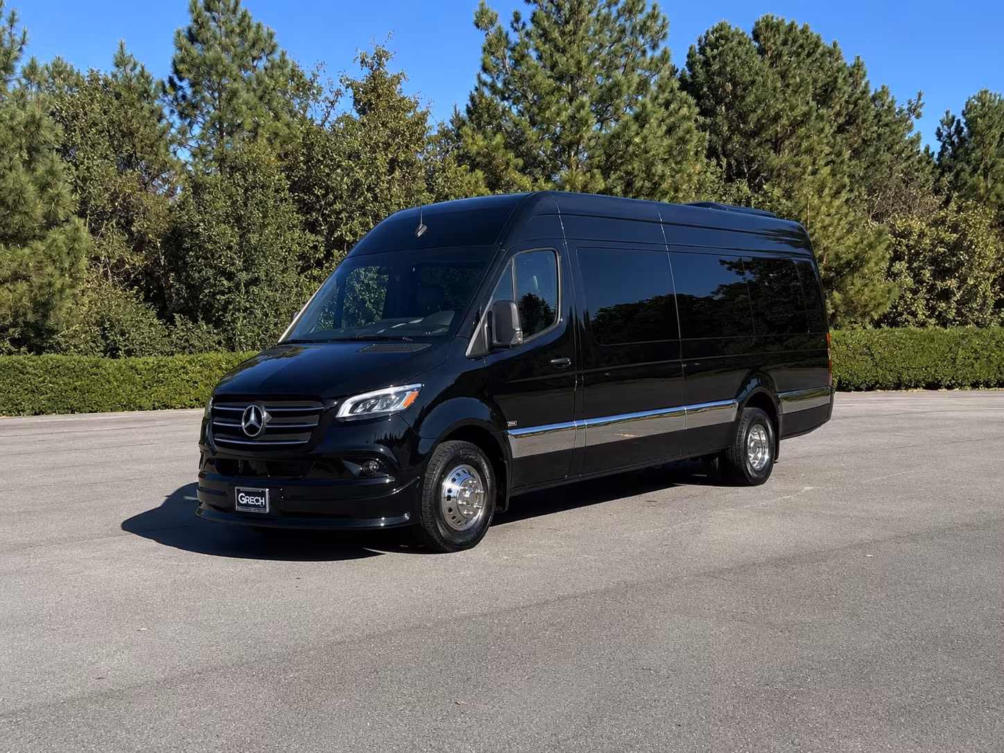 Fresno Corporate Transportation party bus exterior