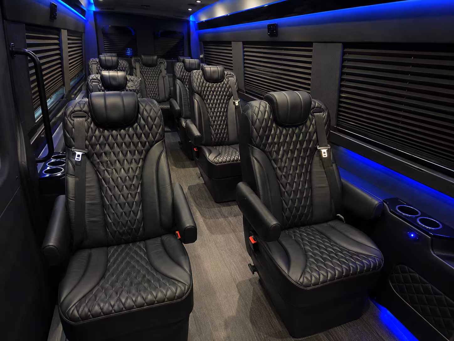 Fresno School Event Transportation party bus exterior
