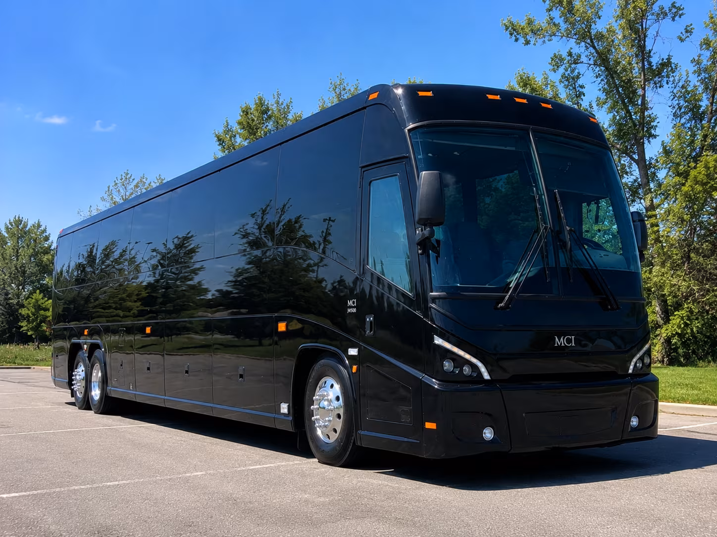 Fresno School Event Transportation party bus exterior