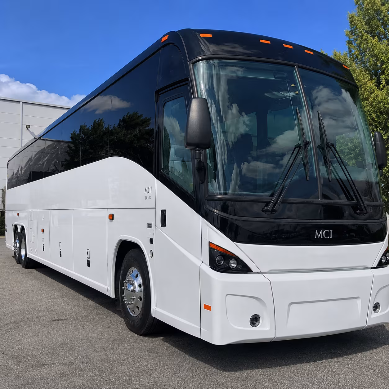 Fresno School Event Transportation party bus exterior