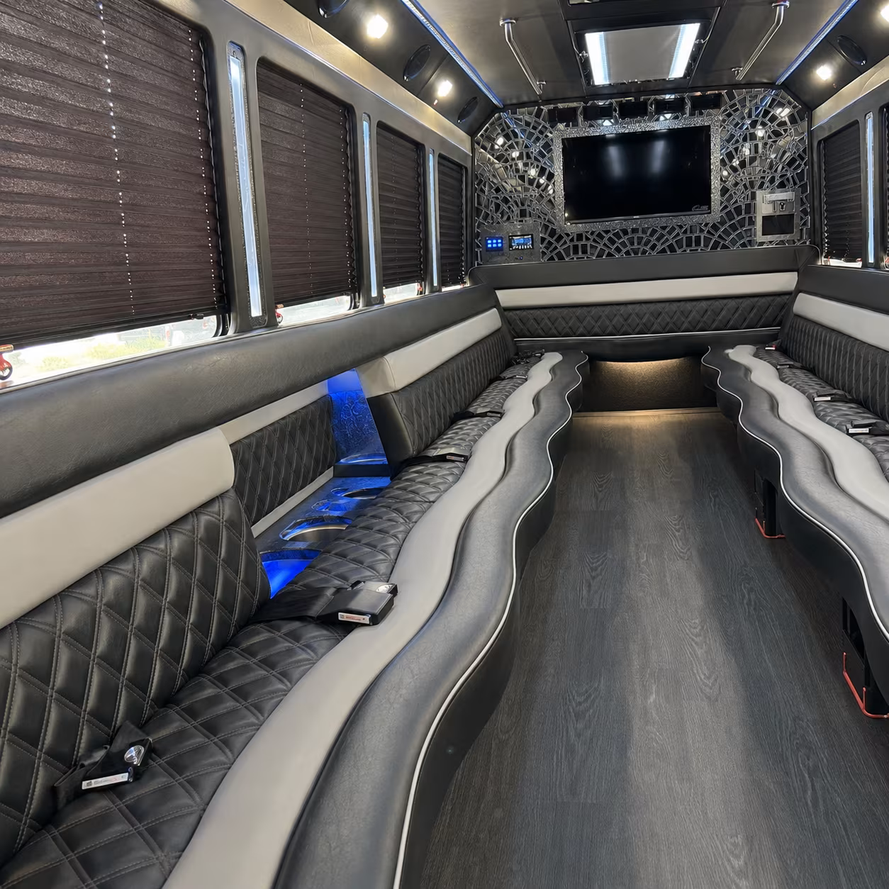 Fresno Winery Tour & Pub Crawl Transportation party bus exterior