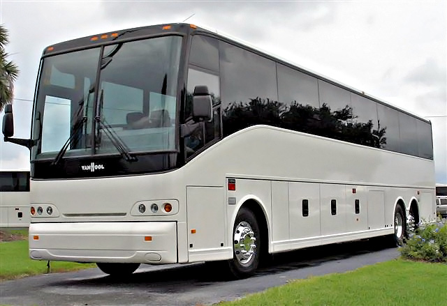 Fresno 56 Passenger Charter Bus